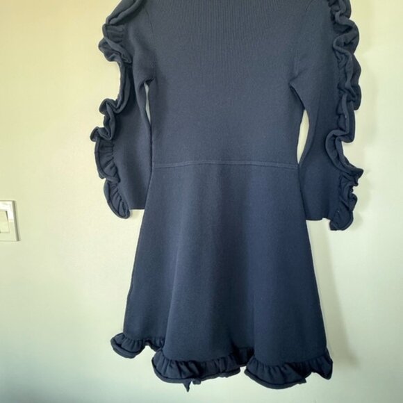 Victoria Beckham Navy Blue Knit Dress – Size 8 - Picture 15 of 15